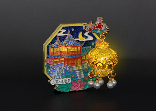 景区景点金属发光冰箱贴定制案例